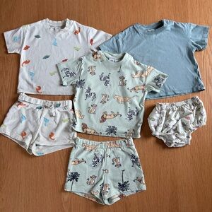 H&M Baby Shirt & Shorts Sets + Swim